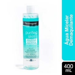 Agua Micelar Purified Demaquilante 7em1 400ml - NEUTROGENA