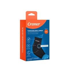 Tornozeleira Longa Preta Tamanho M - CREMER