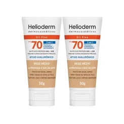 Protetor Facial Helioderm Fps70 Bege Med C/50G