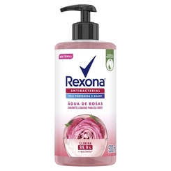 Sabonete Líquido p/Mãos Rexona Antibact Água de Rosas 500ml