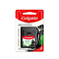 Fio Dental Colgate Natural Extracts carvão 25m