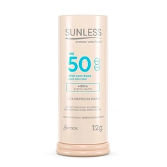 PROT SOL STICK BASE MED SUNLESS 12G(FAX)