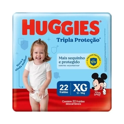 Fralda Tripla Proteção Tamanho Xg Com 22 Unidades