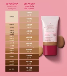 Base Daily Tint Cream Eudora Niina Secrets Cor 13 25ml