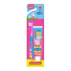 KIT ESCOVA DENTAL DENTALCLEA INFANTIL PEPPA PIG