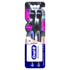 Escova de dente Oral B Indicator Black Sensitive 2Unidades