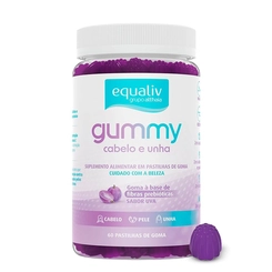 Equaliv Gummy Cabelos E Unhas Com 60 Gomas