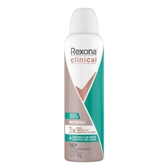 Desodorante Aerossol Refresh Rexona Clinical 150ml