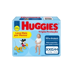 Fralda Huggies Tripla Proteção XXG 44 unidades