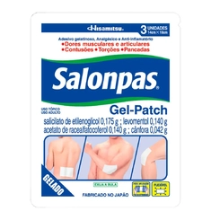 SALONPAS GEL PATCH 3ADESIVOS