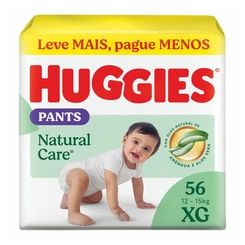 Fralda Huggies Pants Natural Care XG 56 Unidades