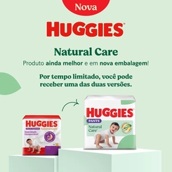 Fralda Huggies Pants Natural Care XG 56 Unidades