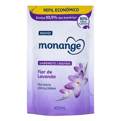 SABONETE LIQUIDO MONANGE REFIL FLOR DE LAVANDA 400ML