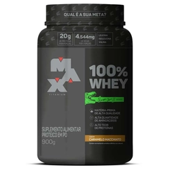 Whey Protein 100% Dino Caramelo Macchiato 900g -MAX TITANIUM