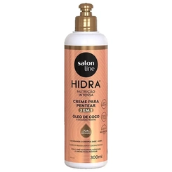 CREME PARA PENTEAR SALON LINE HIDRA 3 EM 1 OLEO COCO 300ML