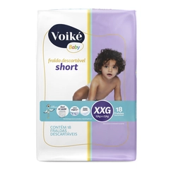 FRALDA VOIKE BABY SHORT MEGA XXG 18UN