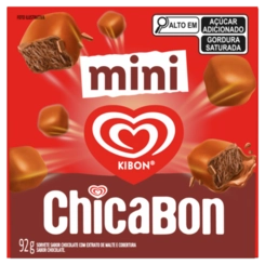 MINI SORVETE KIBON CHICABON 92G
