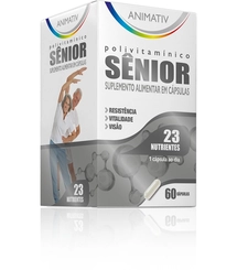Suplemento Polivitaminico Animativ Senior 60 Cápsulas