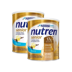 Kit Suplemento Alimentar Nutren Sênior Baunilha 740g - 2 unidades