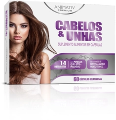 Animativ Cabelo e Unhas C/60Capsulas