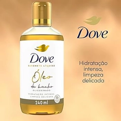 OLEO DOVE BANHO GLICERINA SQUEEZE 240ML