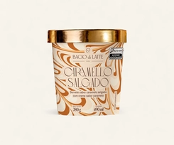 Sorvete Bacio Di Latte Caramelo Salgado 490ml