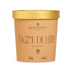 Sorvete Bacio di Latte Doce de Leite 490ml