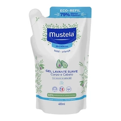 MUSTELA REFIL GEL LAVANTE SUAVE 400ML