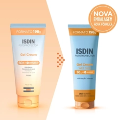 Protetor Solar Corporal Isdin Gel Cream FPS 50 Water Skin 198g