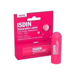 Reparador Labial Stick Isdin com Ácido Hialurônico Cor Rosa/Pink 4g