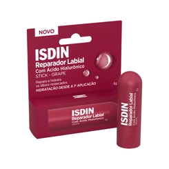 Reparador Labial Isdin Stick Grape Hialurônico Cor Uva/Grape 4g