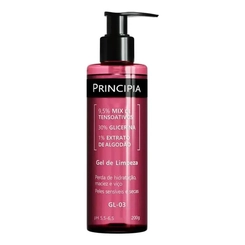 Gel de Limpeza Principia Skincare 9,5% Tensoativos+30% Glicerina+1% Extrato de Algodão GL-03 200ml/2