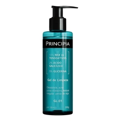 Gel de Limpeza 13% Tensoativos + 2% Ácido Salicílico + 5% Glicerina Principia Skincare GL-01 com 200
