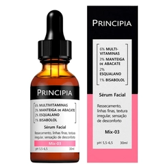Sérum 6% Multivitaminas + 3% Manteiga de Abacate + 2% Esqualano + 1% Bisabolol Principia Skincare Mi