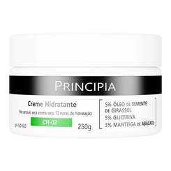 Creme Hidrante 5% Óleo de Semente De Girassol + 5% Glicerina + 3% Manteiga de Abacate Pincipia CH-02