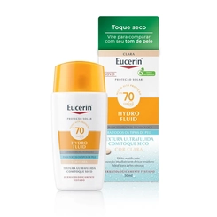 Protetor Solar Facial Eucerin Sun Hydro Fluid Cor Clara FPS70 com 50ml
