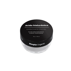 Hidratante Facial Simple Organic Ácido Hialurônico 30ml Simple Organic