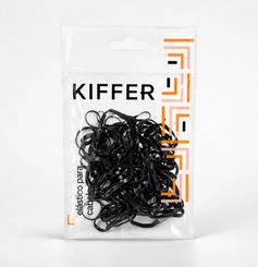 Elástico de Silicone Kiffer Preto Pequeno