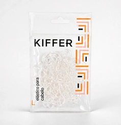 Elático Silicone Kiffer Transparente Pequeno