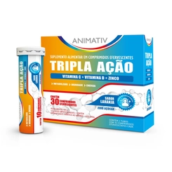 ANIMATIV VITAMINA C TRIPLA ACAO 30CP