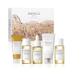 Kit Skin 1004 Madagascar Centella Travel Cleansing Oil + Espuma de Limpeza + Tônico + Ampola + Creme