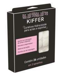 Curativo Hidrocolóide Para Acnes E Espinhas Kiffer Com 24 Unidades - Kiffer