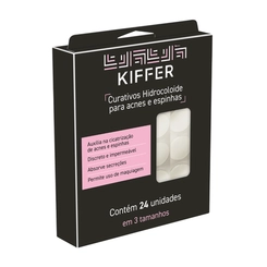 Curativo Hidrocolóide Para Acnes E Espinhas Kiffer Com 24 Unidades - Kiffer
