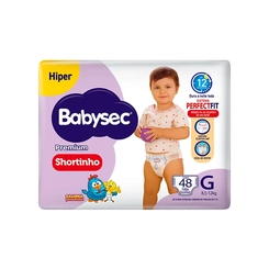 Fralda Babysec Short Hiper G 48 Unidades – Babysec