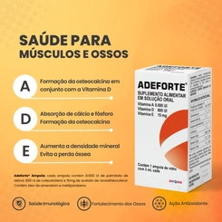 Polivitamínico Adeforte 8.000UI 1 ampola de 3ml