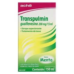 Transpulmin Xarope Sabor Menta Aché Com 150Ml