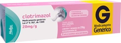 Clotrimazol 20mg/g Creme Vaginal 20g + 3 Aplicadores -MEDLEY