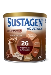 Pó p/Preparo de Bebida Chocolate Sustagen Adultos+ Lata 400g