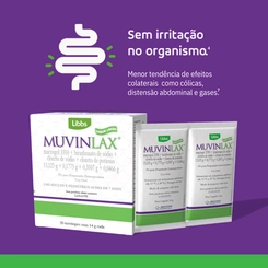 MUVINLAX MACROGOL 3350 + BICARBONATO DE SÓDIO + CLORETO DE SÓDIO+ CLORETO DE POTÁSSIO PÓ 20 ENVELOPES DE 14G CADA