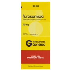 Furosemida Cimed 40Mg Com 20 Comprimidos